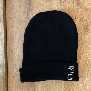 WILD Black Beanie